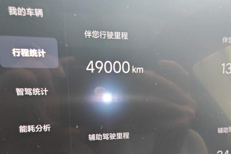 Used Li Auto L9 2022 Max model Odometer Close Up