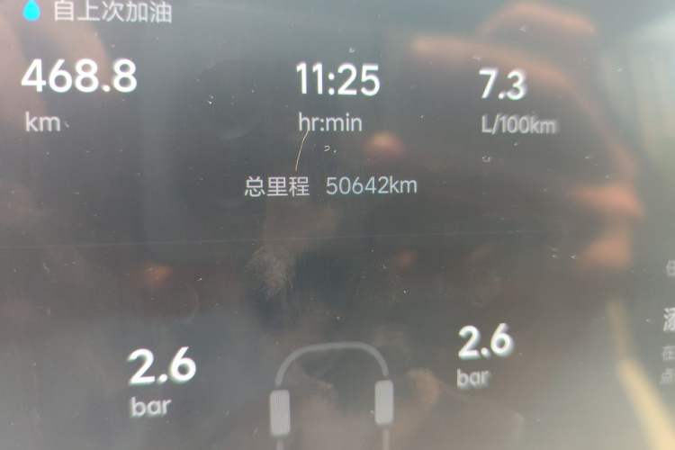 Used Li Auto L9 2022 Max model Odometer Close Up