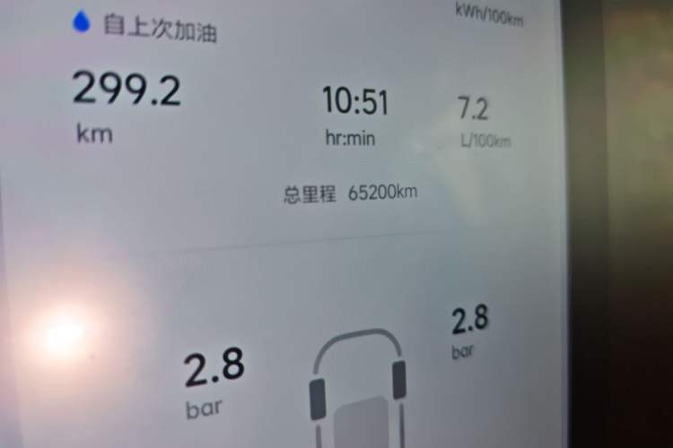 Used Li Auto L9 2023 Pro Model Odometer Close Up
