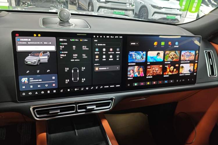 Used Li Auto L9 2023 Pro Model Audio And AC Panel