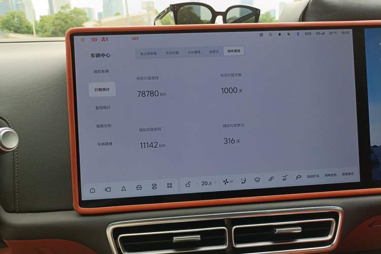 Used Li Auto L9 2023 Pro Model Odometer Close Up