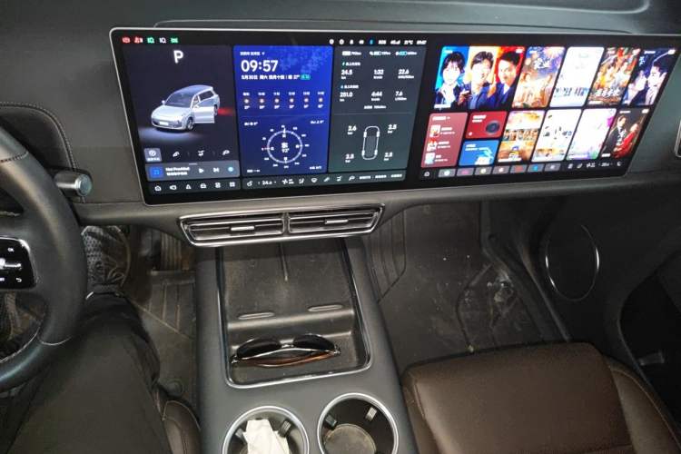 Used Li Auto L9 2023 Pro Model Audio And AC Panel