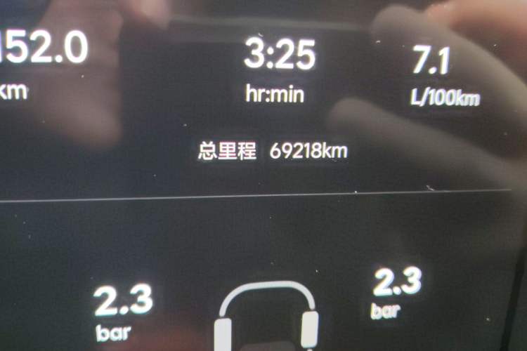 Used Li Auto L9 2023 Pro Model Odometer Close Up