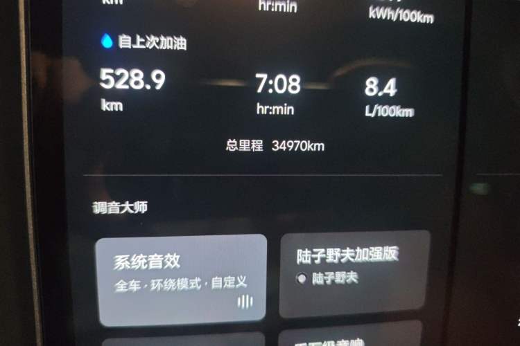 Used Li Auto L9 2023 Pro Model Odometer Close Up