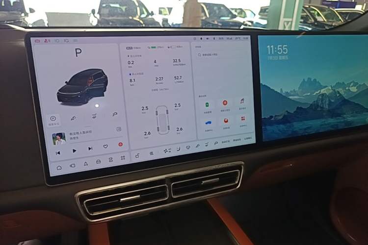 Used Li Auto L9 2024 Ultra Model Audio And AC Panel
