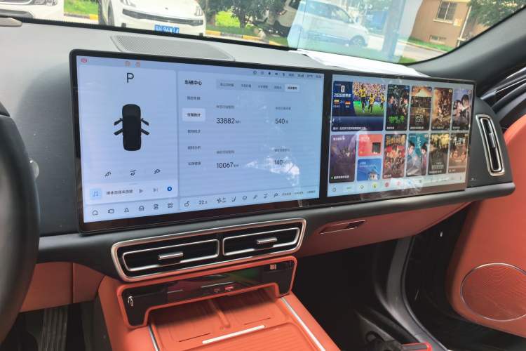 Used Li Auto L9 2024 Ultra Model Audio And AC Panel
