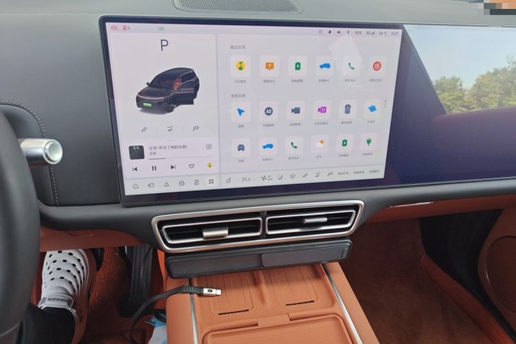Used Li Auto L9 2024 Ultra Model Audio And AC Panel
