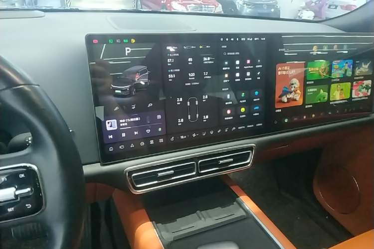 Used Li Auto L9 2024 Pro Model Audio And AC Panel