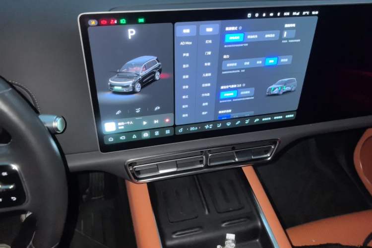 Used Li Auto L9 2024 Ultra Model Audio And AC Panel