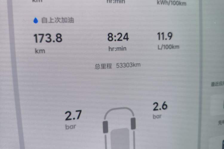 Used Li Auto L9 2024 Ultra Model Odometer Close Up