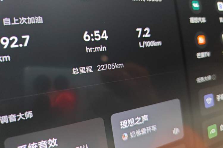 Used Li Auto L9 2024 Ultra Model Odometer Close Up