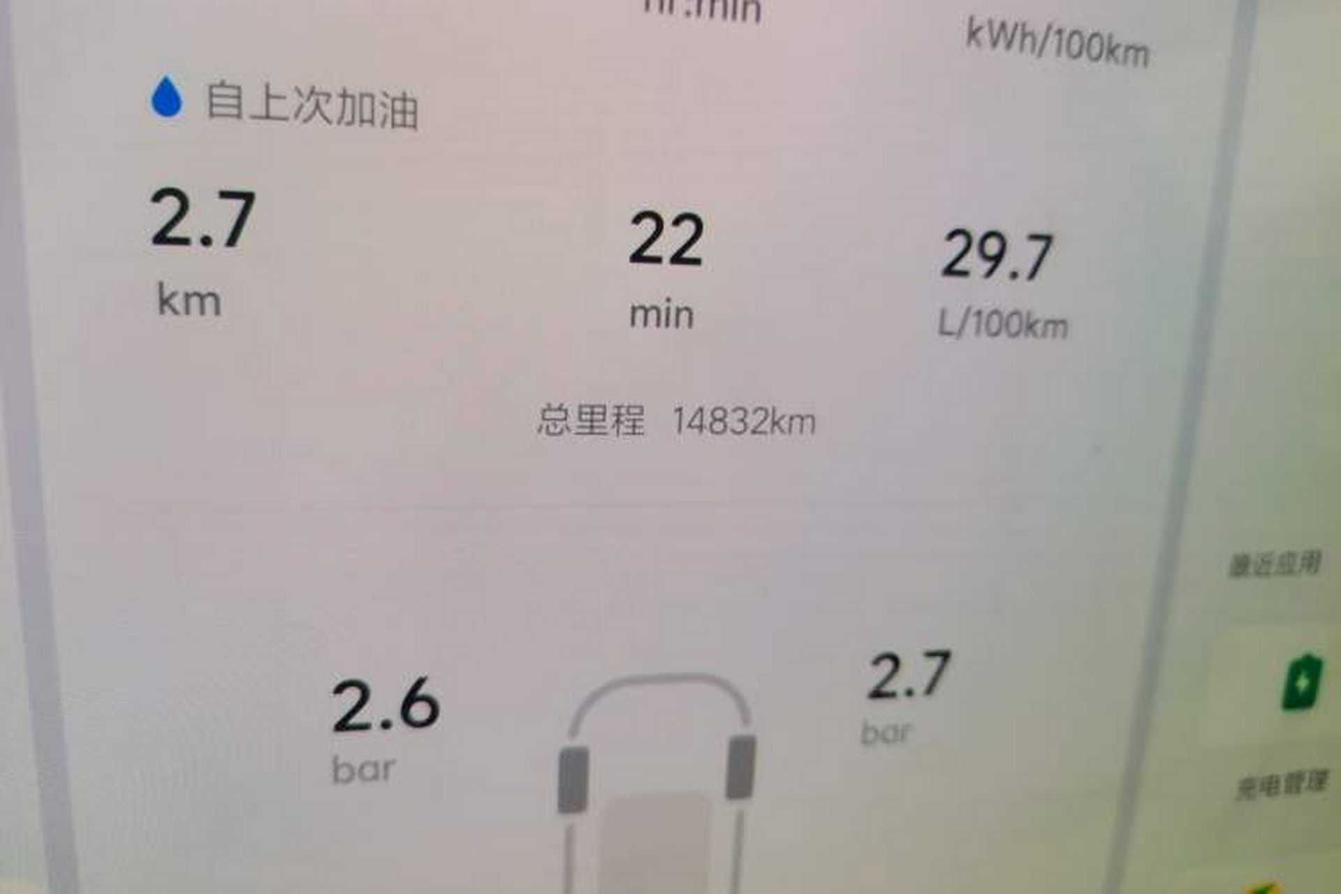 Used Li Auto L9 2024 Ultra Model Odometer Close Up