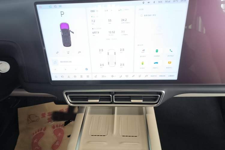 Used Li Auto L9 2024 Ultra Model Audio And AC Panel