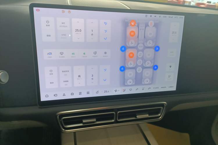 Used Li Auto L9 2024 Ultra Model Audio And AC Panel