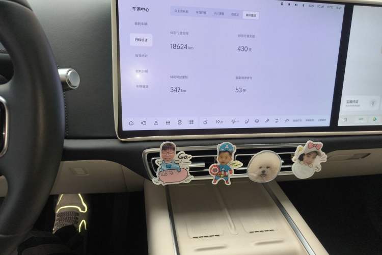 Used Li Auto L9 2024 Ultra Model Audio And AC Panel