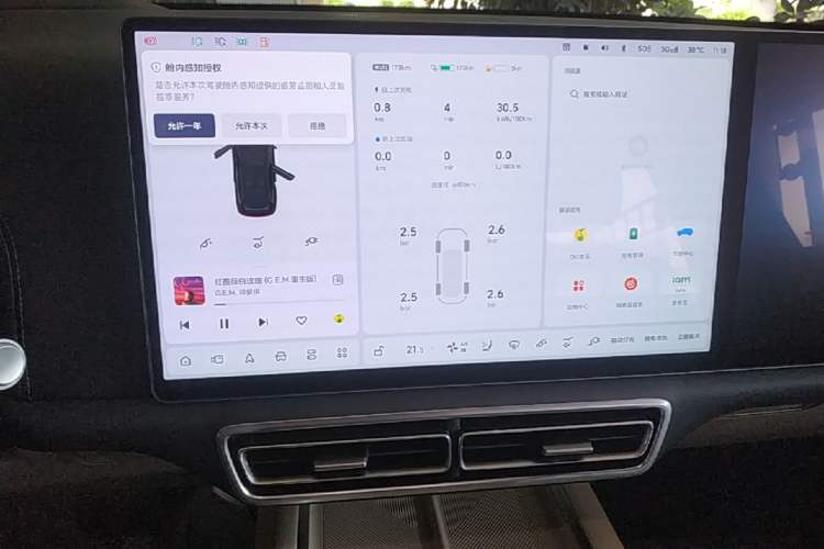 Used Li Auto L9 2025 Ultra Smart Refreshed Edition Audio And AC Panel