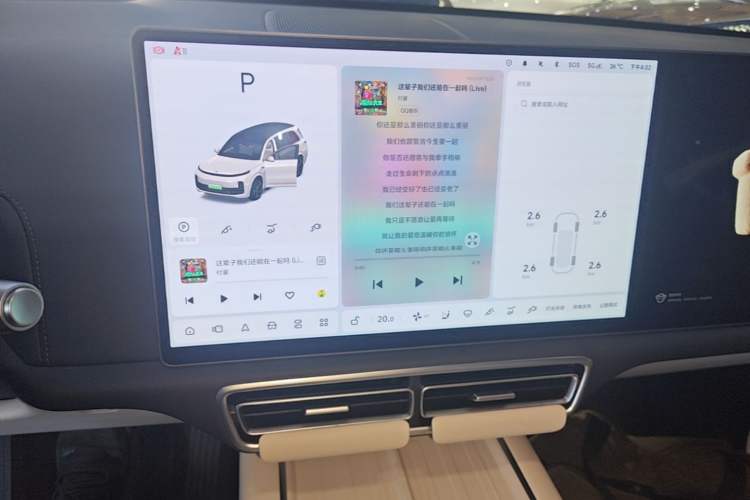 Used Li Auto L9 2025 Ultra Smart Refreshed Edition Audio And AC Panel