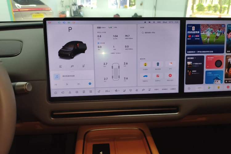 Used Li Auto i6 2025 Model Four-Wheel-Drive Standard Type Audio And AC Panel