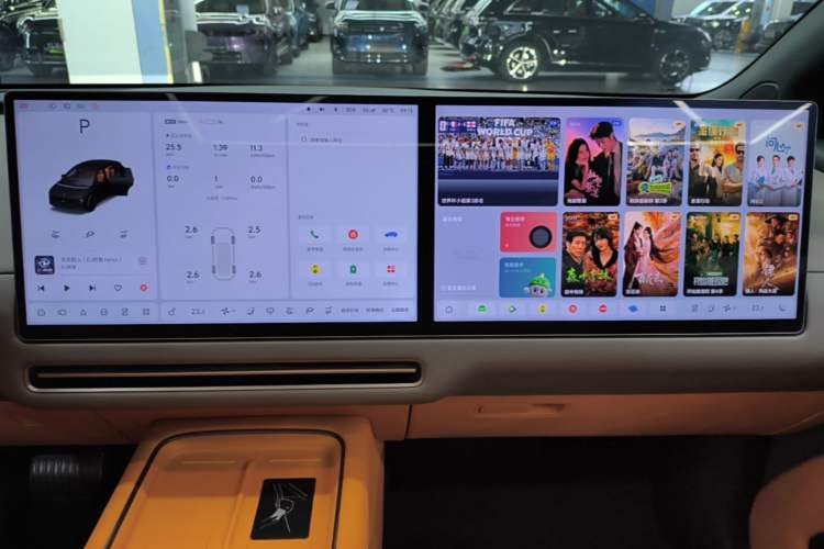 Used Li Auto i6 2025 Model Two-Wheel-Drive Standard Type Audio And AC Panel