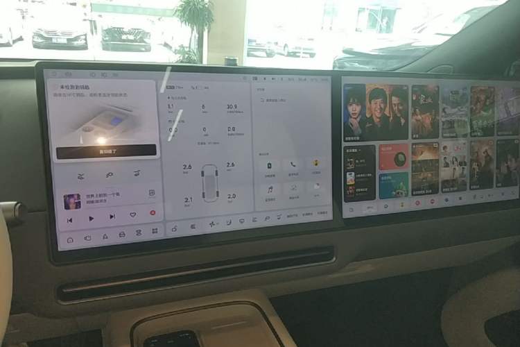 Used Li Auto i6 2025 Model Four-Wheel-Drive Standard Type Audio And AC Panel