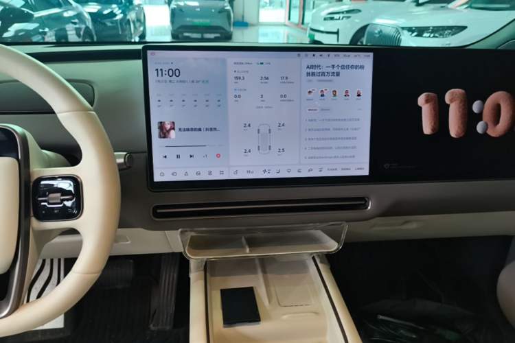 Used Li Auto i6 2025 Model Two-Wheel-Drive Standard Type Audio And AC Panel