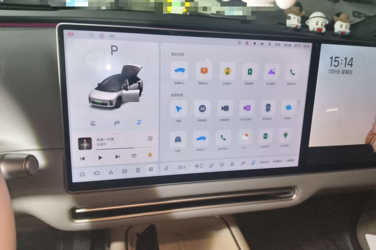 Used Li Auto i6 2025 Model Two-Wheel-Drive Standard Type Audio And AC Panel