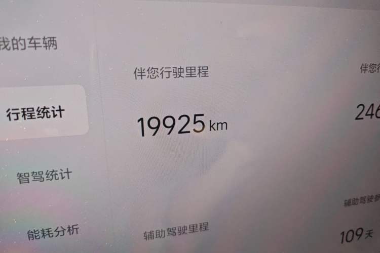Used Li Auto i8 2025 Model Standard Version Odometer Close Up