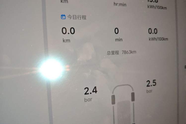 Used Li Auto i8 2025 Model Standard Version Odometer Close Up