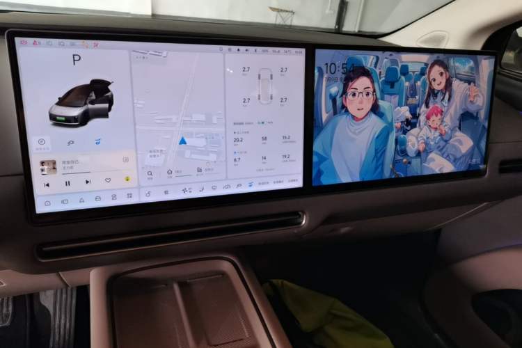 Used Li Auto i8 2025 Model Standard Version Audio And AC Panel