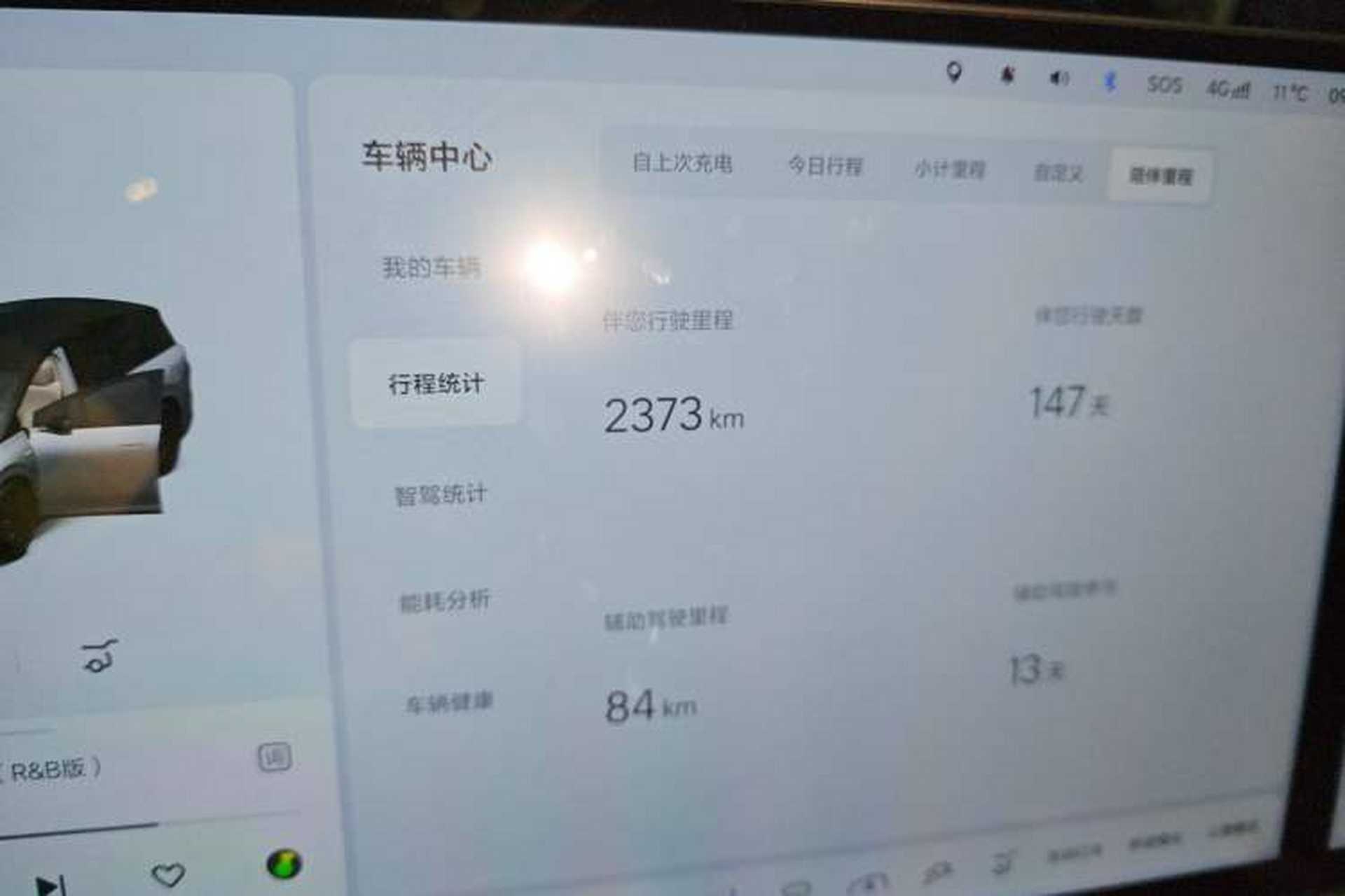 Used Li Auto i8 2025 Model Standard Version Odometer Close Up