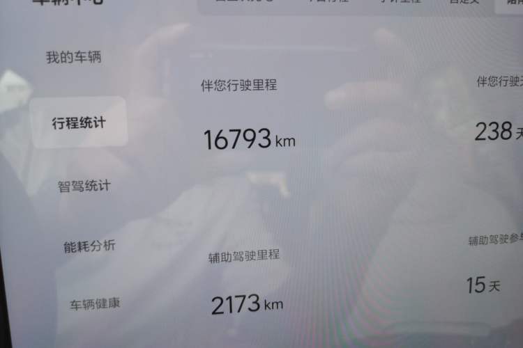 Used Li Auto i8 2025 Model Standard Version Odometer Close Up