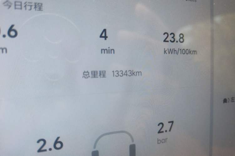 Used Li Auto i8 2025 Model Standard Version Odometer Close Up
