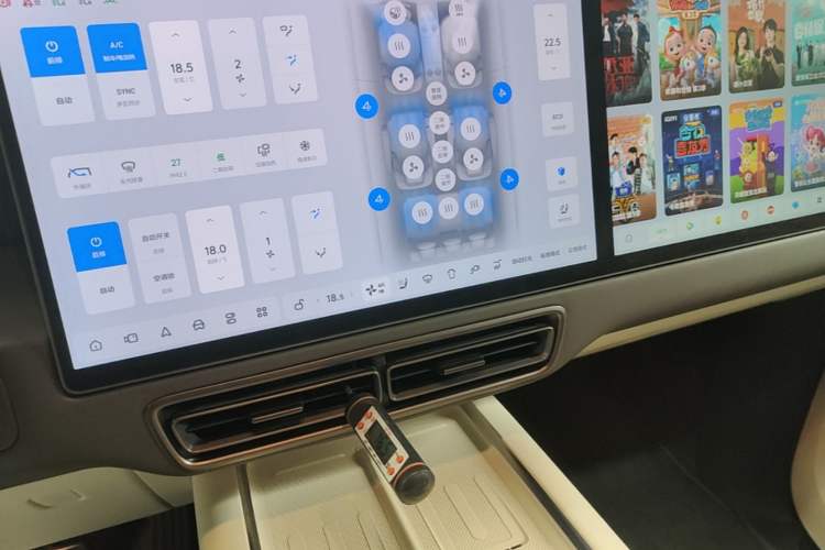 Used Li Auto MEGA 2024 Ultra Model Audio And AC Panel
