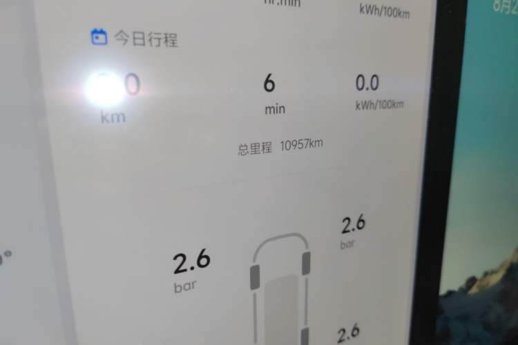 Used Li Auto MEGA 2024 Ultra Model Odometer Close Up