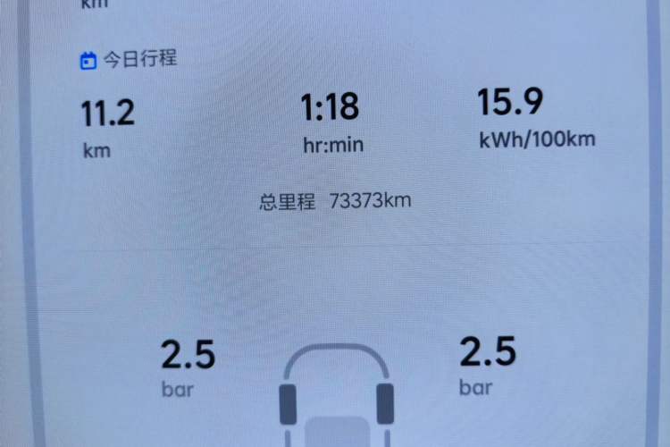 Used Li Auto MEGA 2024 Ultra Model Odometer Close Up