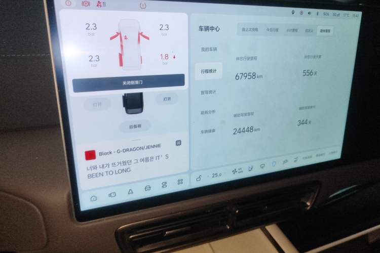 Used Li Auto MEGA 2024 Ultra Model Audio And AC Panel