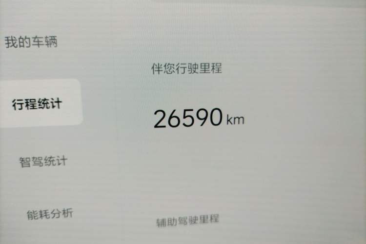 Used Li Auto MEGA 2024 Ultra Model Odometer Close Up