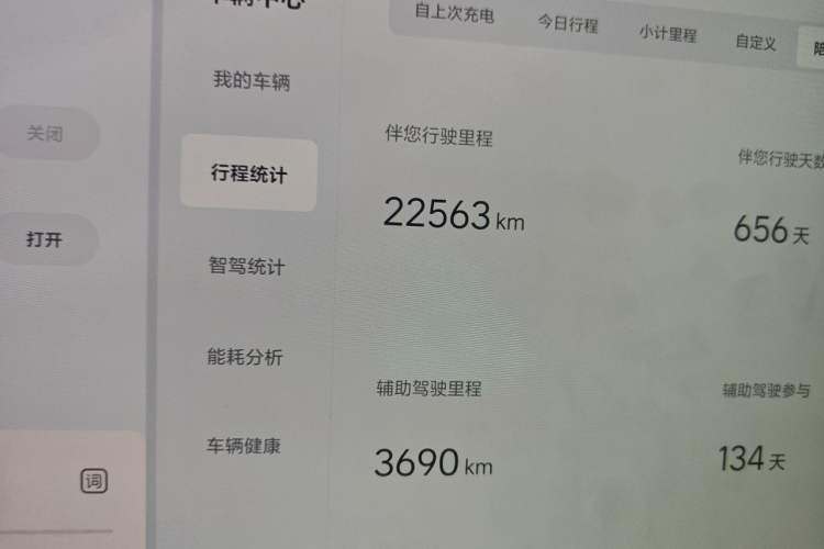 Used Li Auto MEGA 2024 Ultra Model Odometer Close Up