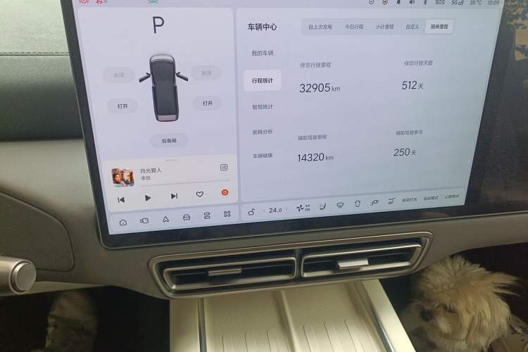 Used Li Auto MEGA 2024 Ultra Model Odometer Close Up