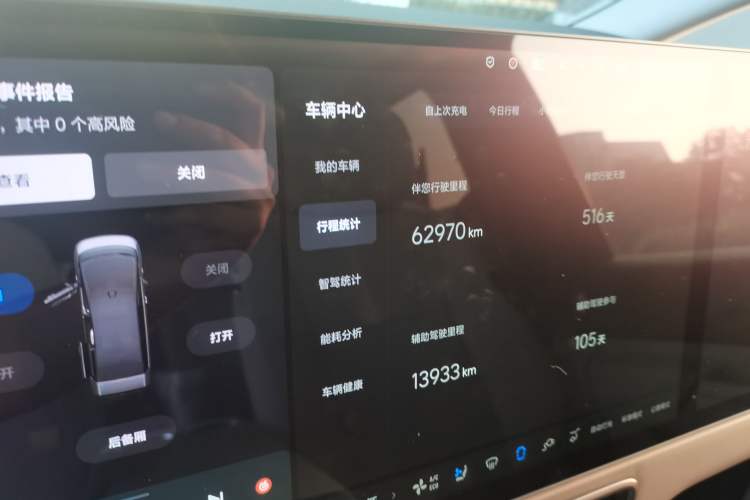 Used Li Auto MEGA 2024 Ultra Model Odometer Close Up