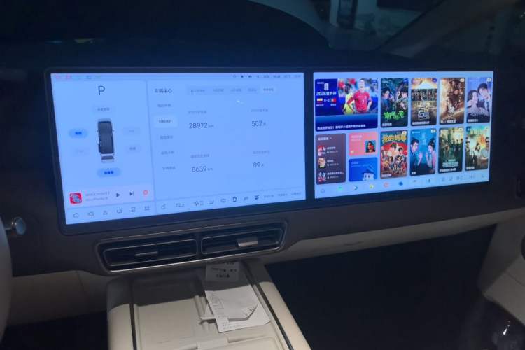 Used Li Auto MEGA 2024 Ultra Model Audio And AC Panel