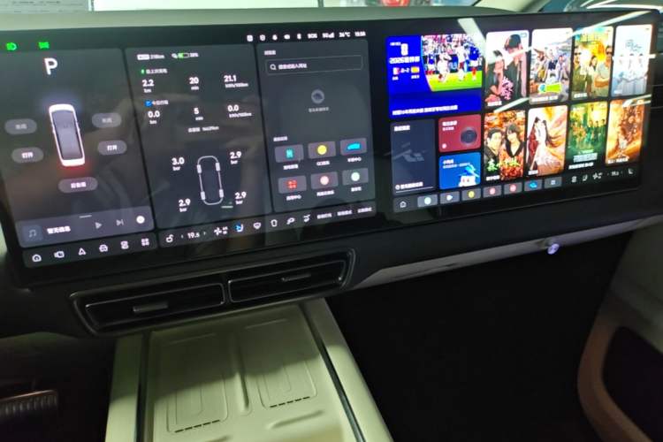Used Li Auto MEGA 2024 Ultra Model Audio And AC Panel