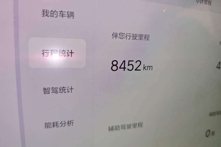 Used Li Auto MEGA 2024 Ultra Model Odometer Close Up