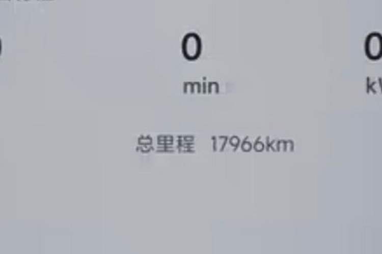 Used Li Auto MEGA 2024 Ultra Model Odometer Close Up