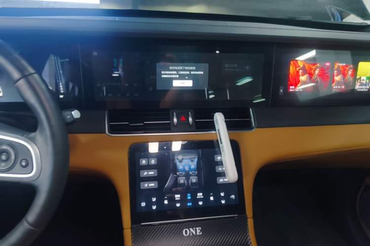 Used Li Auto ONE 2020 Extended-Range 6-Seater Version Audio And AC Panel