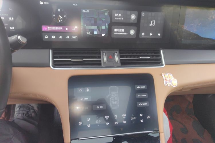 Used Li Auto ONE 2020 Extended-Range 6-Seater Version Audio And AC Panel