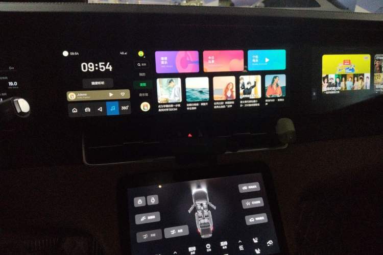 Used Li Auto ONE 2020 Extended-Range 6-Seater Version Audio And AC Panel