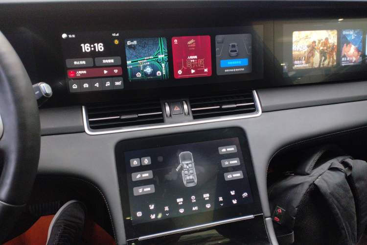 Used Li Auto ONE 2020 Extended-Range 6-Seater Version Audio And AC Panel