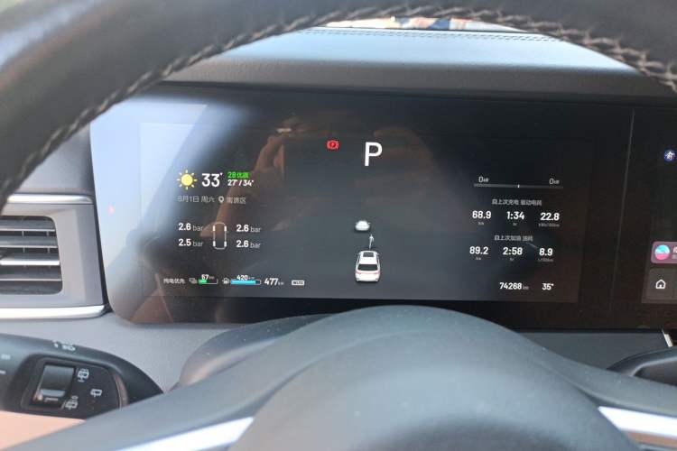Used Li Auto ONE 2020 Extended-Range 6-Seater Version Instrument Cluster