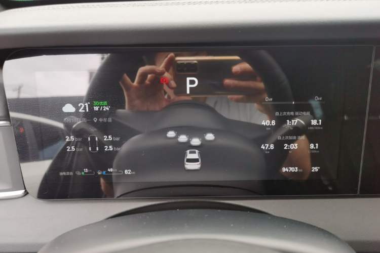 Used Li Auto ONE 2020 Extended-Range 6-Seater Version Instrument Cluster